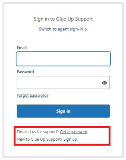 A screenshot of a sign up form

AI-generated content may be incorrect.