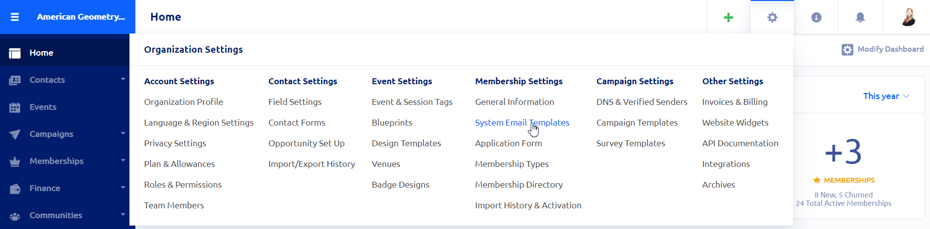 Welcome email